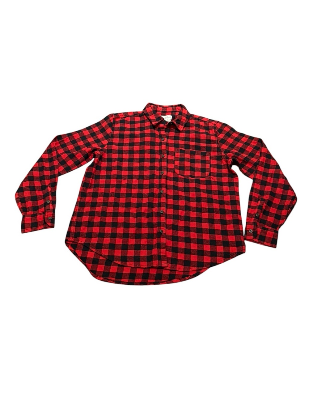 Universal Thread‎ Men’s Red and Black Buffalo Plaid Button-Down Shirt, XS NEW